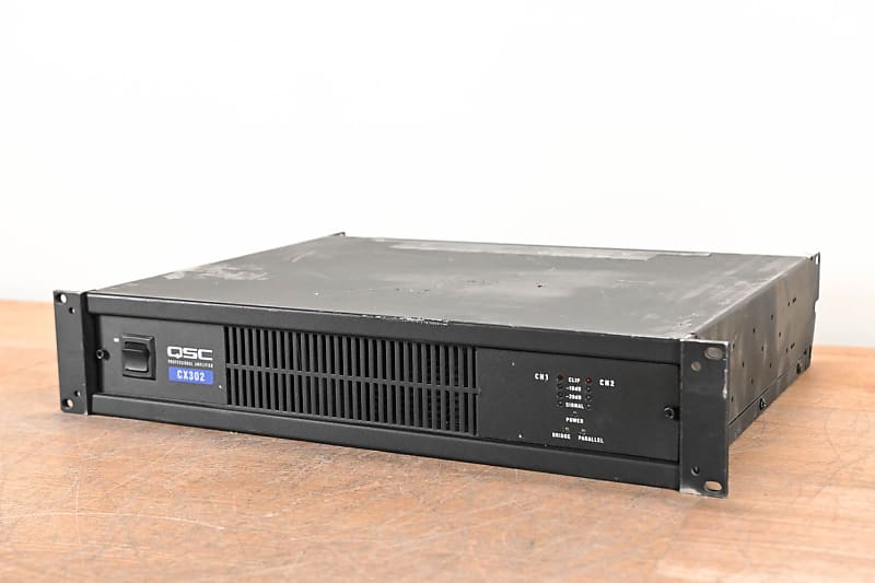 QSC CX302 2-Channel Power Amplifier CG01A8W | Reverb UK