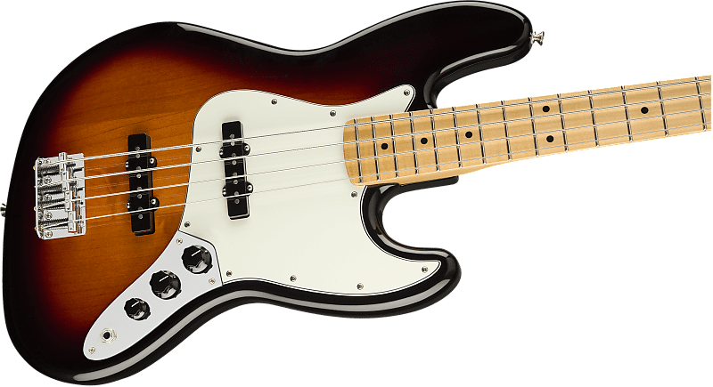 Fender Player Jazz Bass®, Maple Fingerboard, 3-Color Sunburst image 1