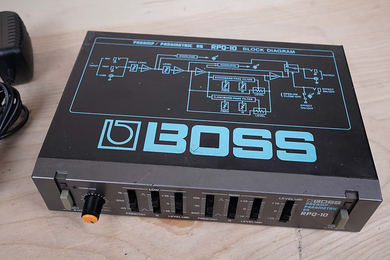 Boss RPQ-10 Micro Rack Series Preamp / Parametric EQ