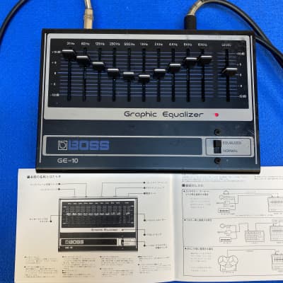 Excellent !! BOSS GE-10 Graphic Equalizer EQ Vintage Guitar