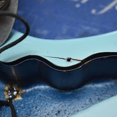 1960 Fender Jazzmaster Daphne Blue Refin Pre-CBS w/OHSC image 21