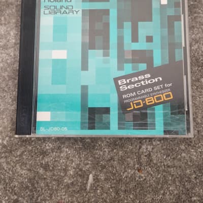Roland Brass section ROM card SL-JD80-05 - Enhances Sound, Easy Installation - Excellent w/ Original case
