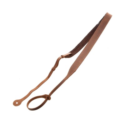 El Dorado Durango-Suave Leather Guitar Strap Cognac/Chocolate | Reverb