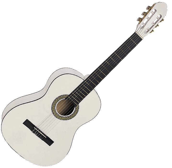 Toledo Primera 4/4 WH guitarra española en color blanco image 1