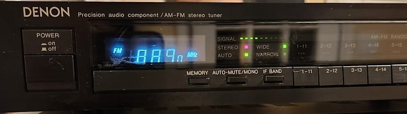 Denon Vintage Denon TU-600  AM/FM Stereo Tuner (1989) 80s image 1