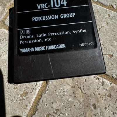 Yamaha DX7 Data ROM Cartridge VRC-104 Percussion Group