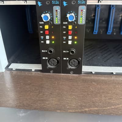API 512c 500 Series Mic Preamp Module 2000 - Present - Black image 1