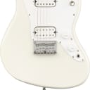 Squier Mini Jazzmaster HH Electric Guitar, Maple Fingerboard, Olympic White