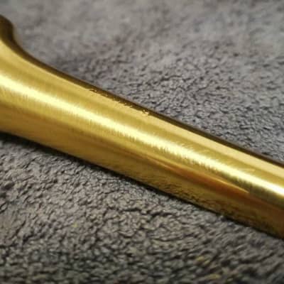 CONN 3 , brushed 24k gold plated trumpet mouthpiece image 4