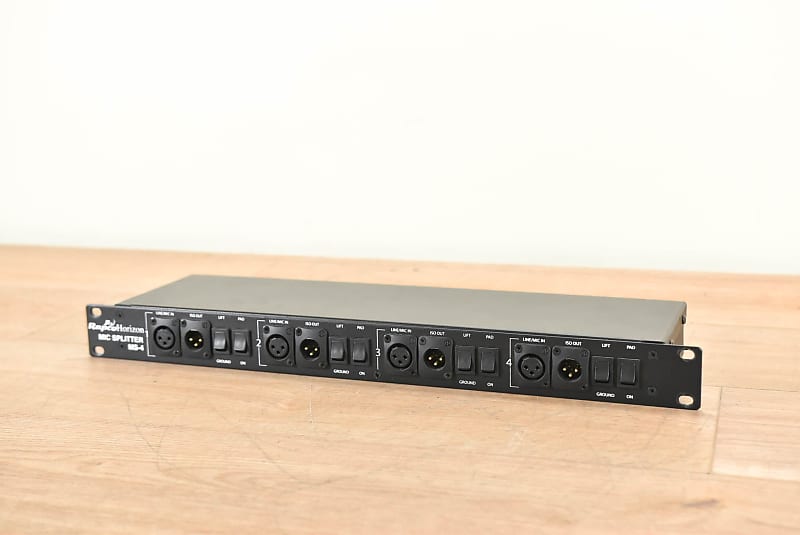 Rapco Horizon MS-4 4-Channel Rackmount Mic Splitter CG001HB image 1