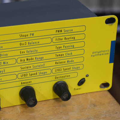 Waldorf Micro Q Rackmount Synthesizer 1999 - 2011 - Yellow image 6