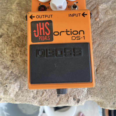 Boss DS-1 Distortion Pedal Long Dash Silver Screw Vintage Made in