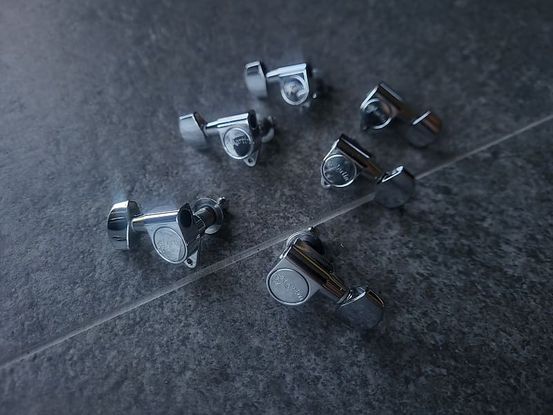 Martin Chrome Tuners tuning machines genuine closed back image 1