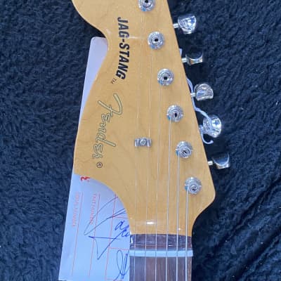 Fender Jag-Stang Fiesta Red Left-Handed #MX21535753 (7lbs, 3.7oz)  Kurt Cobain image 8