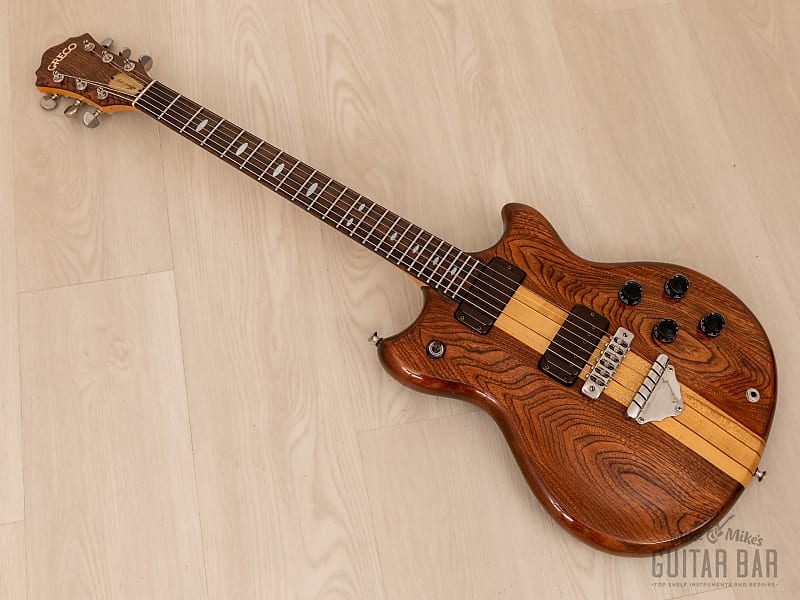 1979 Greco GO700 Speed Way Vintage Neck Through Guitar Dark Stain