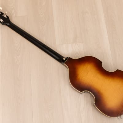 1974 Hofner 500/1 Beatle Bass Vintage Violin Bass 100% Original w/ Blade Pickups, Case image 12