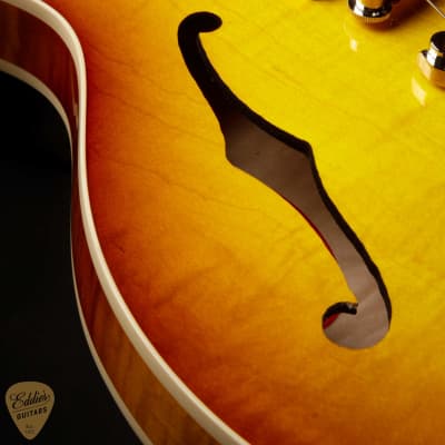 Gibson Custom Shop PSL '64 ES-335 Figured Reissue Gloss Golden Poppy Burst image 16