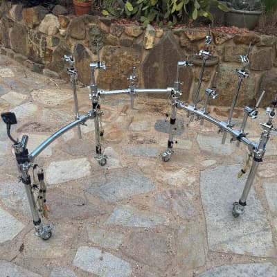 Roland MDS-25 Rack for V-Drums Chrome for TD-50X MDS-25 MDS-STG2 w /CASTOR WHEEL