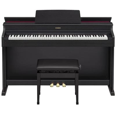 Casio AP470BK Celviano Digital Upright Piano with Bench - Black