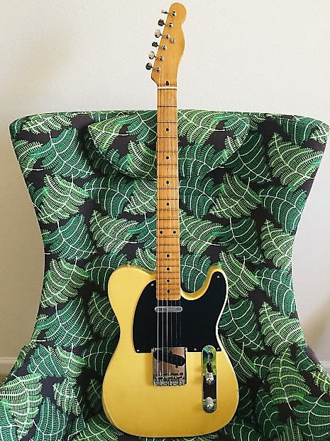 ESP Edwards E-TE-120 Relic '52 Telecaster black guard in