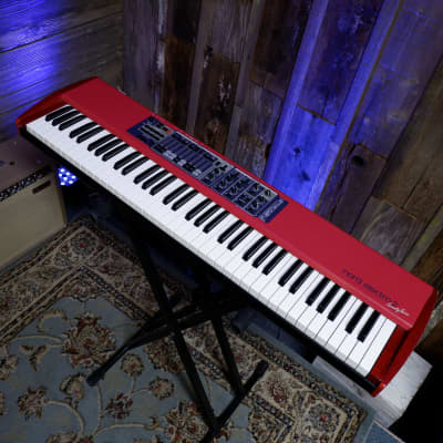 Nord Electro 2 SW73 Semi-Weighted 73-Key Digital Piano 2002 - 2009 - Red with Keyboard Stand & Sustain Pedal image 1