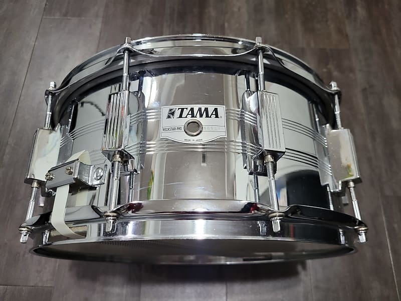 RARE! 14x6.5 Tama Rockstar Pro RS116 MIJ 10 Lug Seamless COS | Reverb