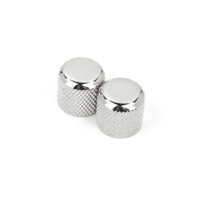 Fender Telecaster®/ Precision Bass® Dome Knobs (Chrome) (Set of 2) 0992056000 image 1