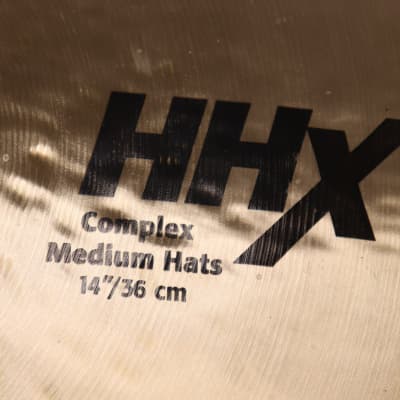Sabian 14" HHX Complex Medium Hi-Hat Cymbals image 5