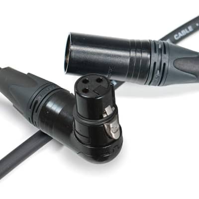 Elite Core Premium Tour-Grade Microphone Cable | Triple Shielded | Neutrik Connectors | Right-Angle | Hand Soldered | 15' ft | CSM2-RAFN-15 image 4