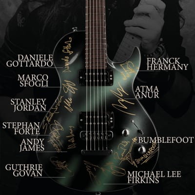 Rare Vigier GV Rock Guitar *Signed by Multiple Artists* - #ShredforJasonBecker Fundraiser image 1
