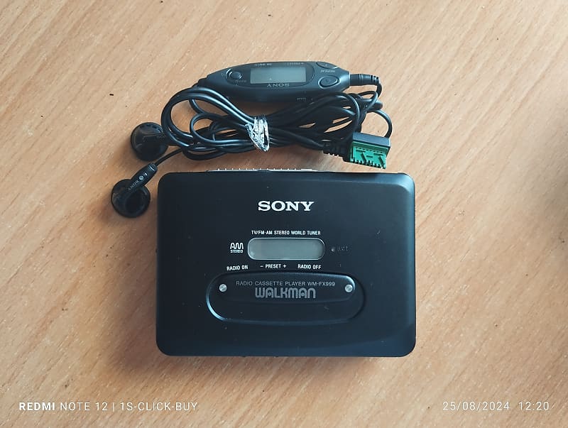 Sony Walkman WM-FX 999 black Cassette player Working | Reverb Latvia