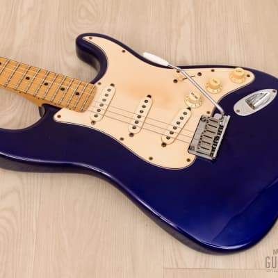1994 Fender 40th Anniversary American Standard Stratocaster Midnight Blue image 9