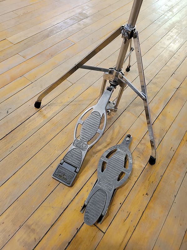 Vintage Ludwig Speed King Pedal Board & Spur Lok HiHat Stand Reverb