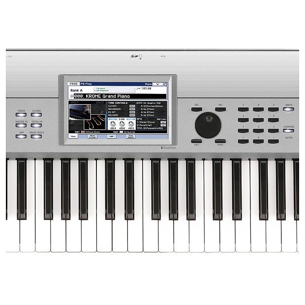 入荷now 買えない MUSIC KEY 61 KROME-61 Korg WORKSTATION Reverb | silver PLATINUM 鍵盤楽器
