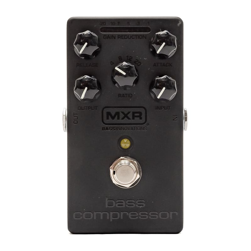 MXR Bass Compressor Blackout Edition Bass Guitar Reverb