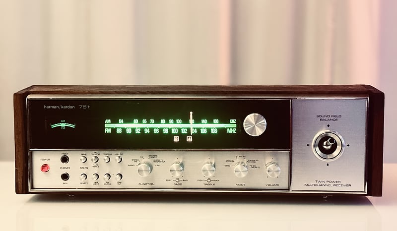 🚀🚀🚀 * RARE * Vintage Harman Kardon 75+ AM/FM Multichannel