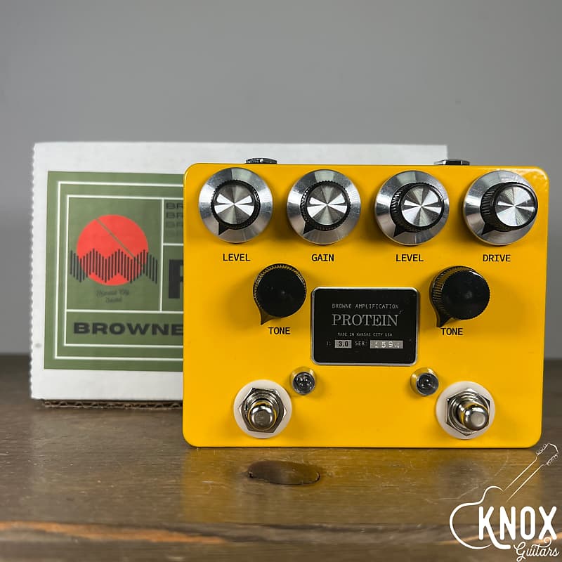 【希少品】BROWNE AMPLIFICATION PROTEIN V3 YEL Protein Dual Overdrive V3 — Browne Amplification