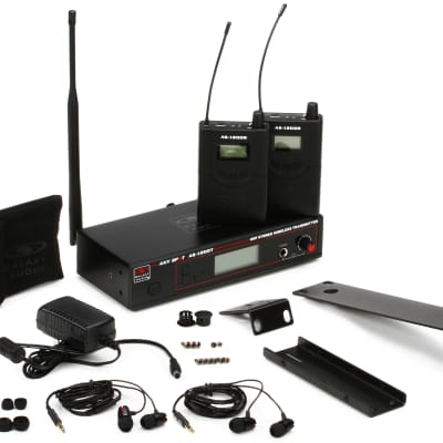 Galaxy Audio AS-1200-2D Wireless In-ear Monitor System - D Band for Live Sound and Front of House image 2