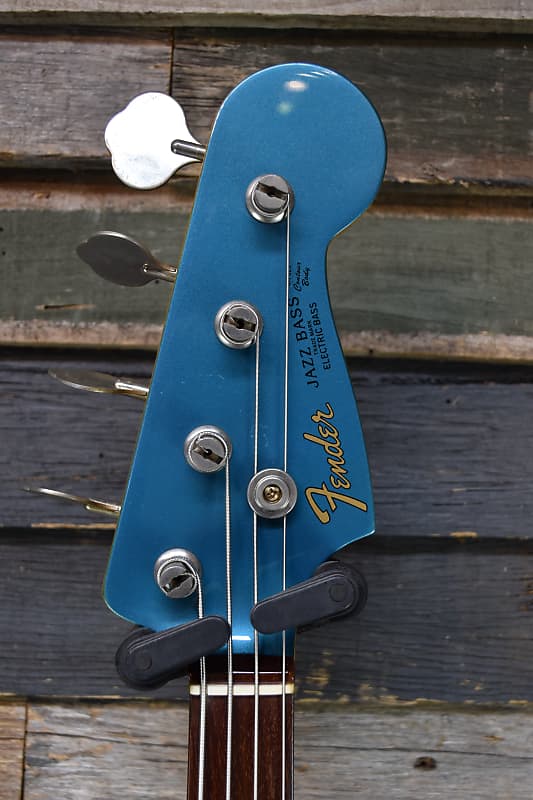 Fender JB62-58 Jazz Bass Reissue w/ Matching Headstock in Lake Placid  BlueMIJ