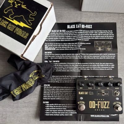Reverb.com listing, price, conditions, and images for black-cat-pedals-od-fuzz