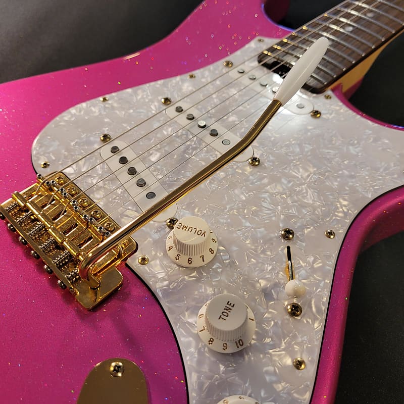 ESP Edwards E-SN-185TO 2010's - Twinkle Pink Sparkle Flake