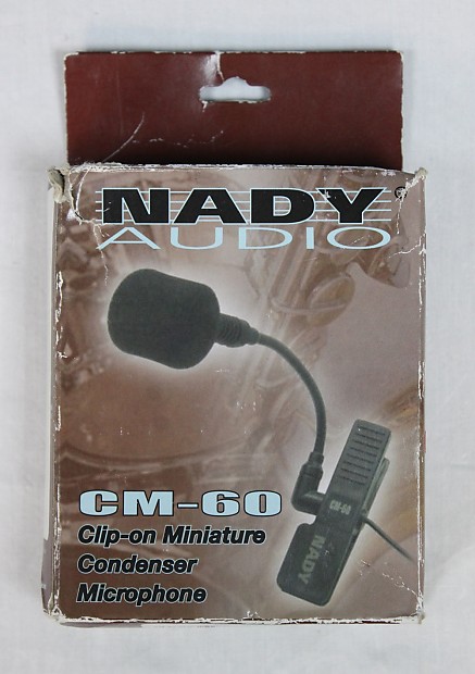 Nady CM-60 Wired Clip-On Drum/Wind Instrument Microphone image 1