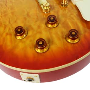 2007 Epiphone Les Paul Ultra Quilt Top in Faded Cherry Sunburst image 10