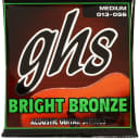 GHS BB40M Bright Bronze 80/20 Bronze Acoustic Guitar Strings - .013-.056 Medium