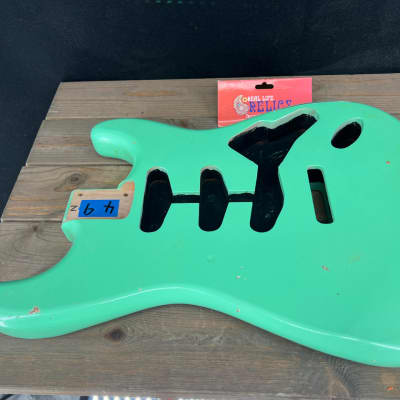 Real Life Relics Strat® Stratocaster® Body Aged Surf Green #2 image 4