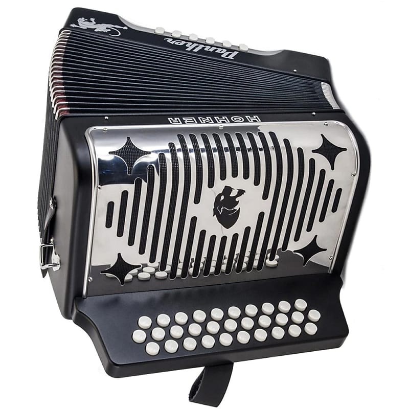 Hohner Panther Diatonic Accordion Black Key of FBbEb Reverb