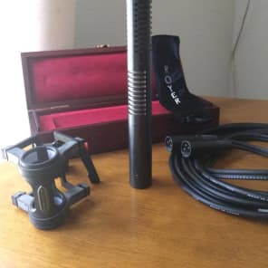 Speiden SF-12 Stereo Ribbon Microphone Kit, No. 145, with Box, Cables, and Royer Shock Mount image 1