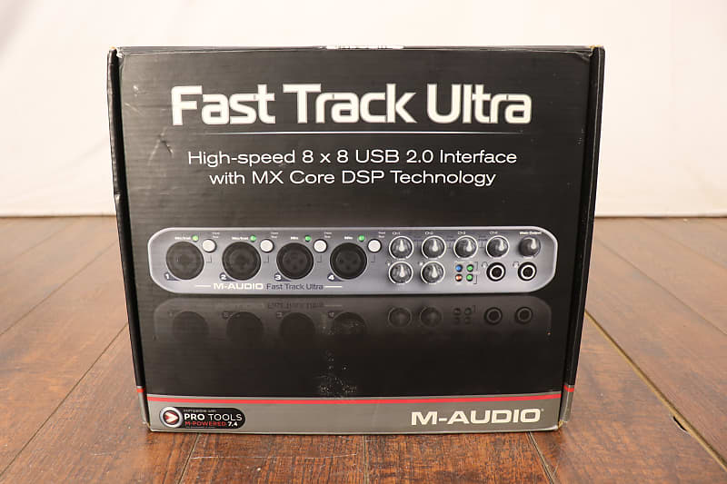 M-Audio Fast Track Ultra 2.0 Interface With MX Core DSP Technology