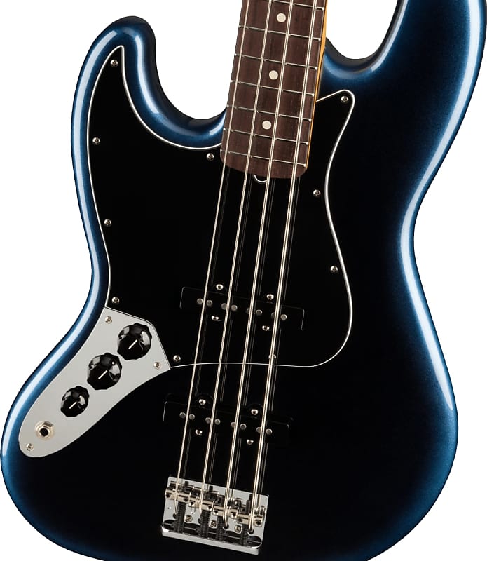 Fender American Professional II Jazz Bass Left-Handed. Rosewood  Fingerboard, Dark Night