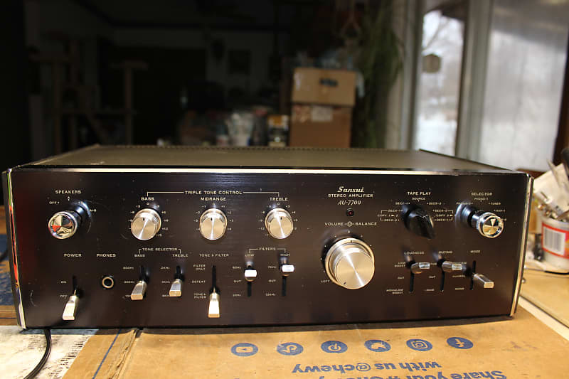 Restored Sansui AU-7700 Integrated Amplifier  			